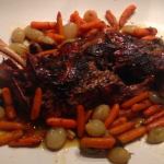 Paleta de Cordeiro com legumes