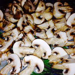 Cogumelo Paris na manteiga