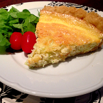 Quiche de Alho Poró